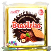 Got7 Brasileiro 3-pack no added sugar gluten free protein wafers with cocoa & hazelnut cream