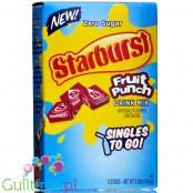 Starburst Zero Sugar Fruit Punch Singles to Go 0.59oz (16.6g) 