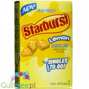 Starburst Zero Sugar Lemon Singles to Go