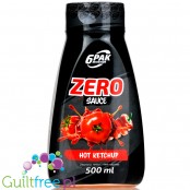 6Pak Nutrition Zero Sauce Hot Ketchup