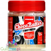 Prozis Whey Choco Butter White Choco Cookie - proteinowy krem ciasteczkowy z białą czekoladą 30% WPC