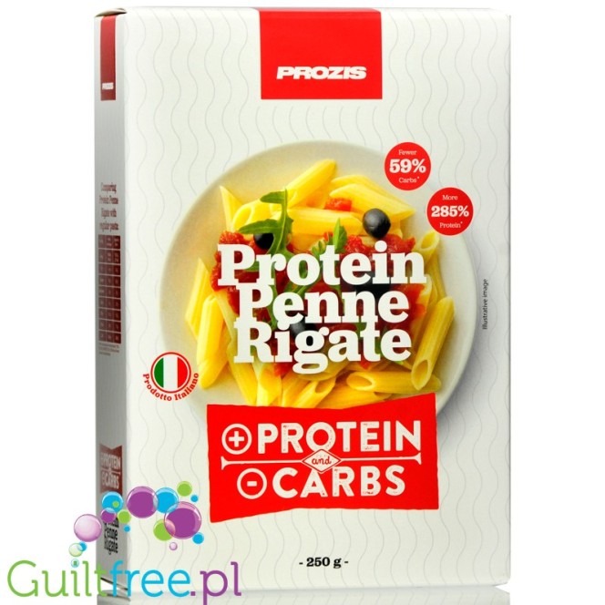 Prozis Protein Pasta Penne Rigate - makaron niskowęglowodanowy 50% białka pióra