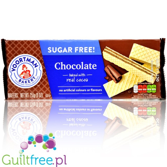 Voortman Wafers Chocolate sugar free wafers with creamy filling