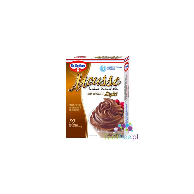 Dr. Oetker Mousse Milk Chocolate Instant dessert mix - an instant mix to prepare mousse with chocolate milk