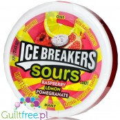 Ice Breakers Sours Lemonade cukierki bez cukru Cytryna, Malina & Granat, 2kcal