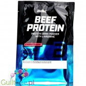 Biotech USA Beef Protein Strawberry - truskawkowe białko wołowe saszetka 30g