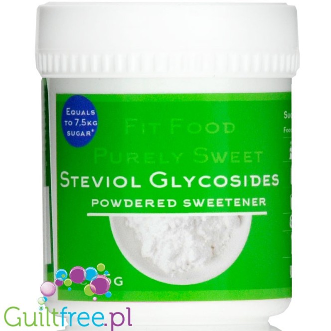 FitFood Purely Sweet Steviol Glycosyde - pure sweetener, standarised 80% Rebaudioside A