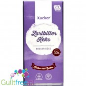 Xucker Vegane Keks ciemna czekolada 50% kakao z ksylitolem i ciasteczkami