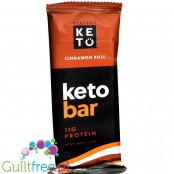 Perfect Keto Bar, Cinnamon Roll - organiczny keto baton ze stewią i MCT