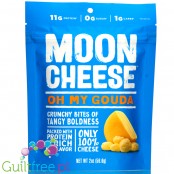 Moon Cheese Snacks, Oh My Gouda - carb free keto crunchy bites