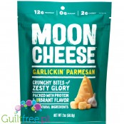 Moon Cheese Garlickin' Parmesan - keto przekąska serowo-czosnkowa