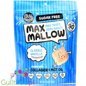 Know Brainer Max Mallow Classic Vanilla - keto pianki marshmallow waniliowe z koleganem i MCT