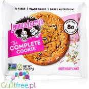 Lenny & Larry Complete Cookie Birthday Cake wegańskie ciacho proteinowe, nowa wielkość