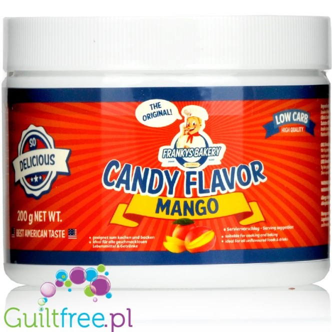 Franky's Bakery Candy Flavor Mango - aromat słodzący w proszku ze stewią