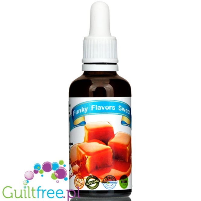 Funky Flavors Sweet Highly Concentrated Caramel flavor with sweeteners
