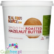 RealFoodSource Hazelnut Butter 1KG - masło z prażonych orzechów laskowych 100%