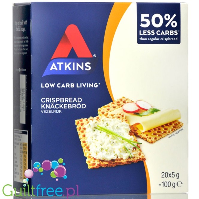 Atkins Crispbread - niskowęglowodanowe chrupkie pieczywo