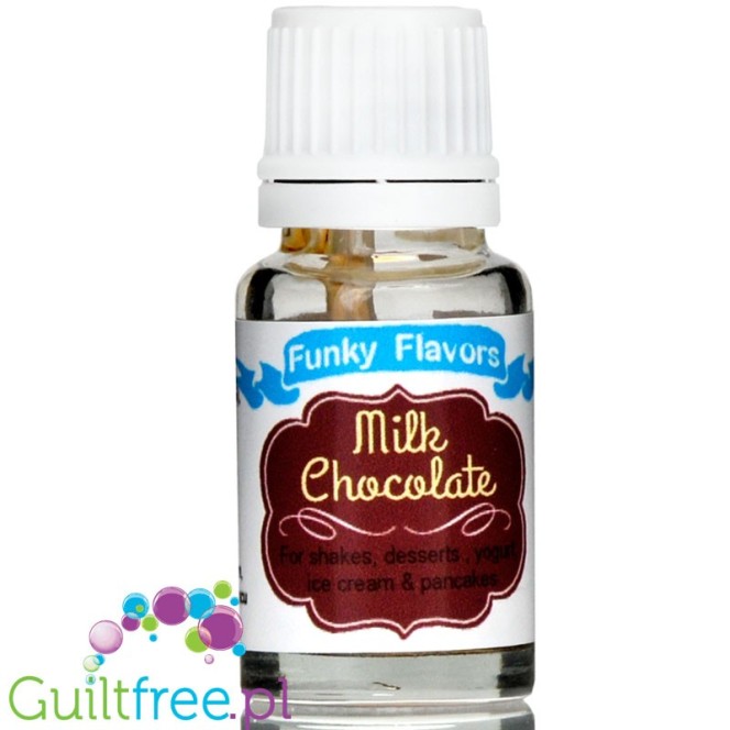 Funky Flavors Milk Chocolate - czekoladowy aromat w kroplach bez cukru i tłuszczu