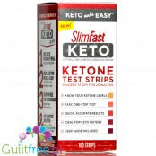 SlimFast Keto Ketone Test Strips 100szt - ketonowe testy paskowe do monitorowania ciał ketonowych
