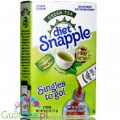 Diet Snapple Singles to go! Green Tea - saszetki bez cukru, napój instant, Zielona Herbata