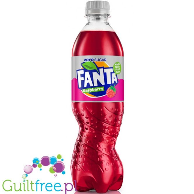 Fanta Raspberry Zero no added sugar 4kcal