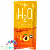 Prozis H2O Infusions Velvet Peach sugar free instant drink in a sachet, with vitamin C