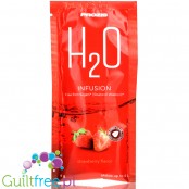 Prozis H2O Infusions Strawberry sugar free instant drink in a sachet, with vitamin C