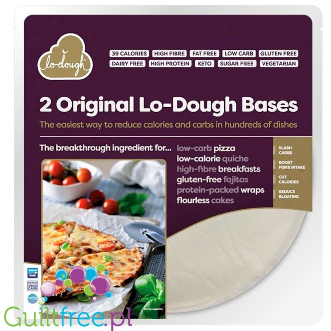 Lo-Dough ultra low carb bred & pastry alternative 39kcal