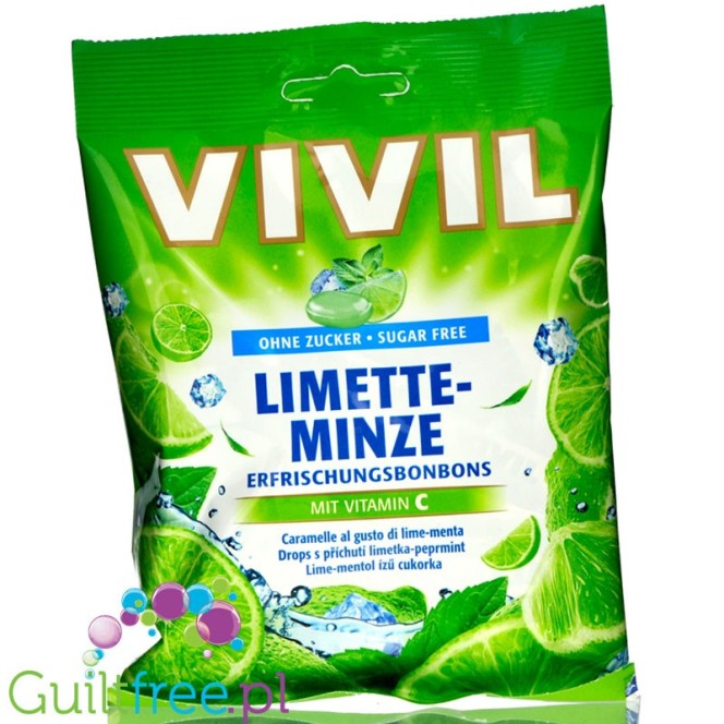 Vivil Lime & Mint sugar free candies with vitamin C