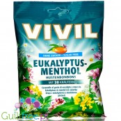 Vivil Euka-Menthol - lodowe cukierki bez cukru z ekstraktem 23 ziół