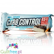Body Attack Carb Control Coconut Almond protein bar, 45g protein