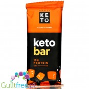 Perfect Keto Bar, Salted Caramel - organiczny keto baton ze stewią i MCT