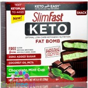 Slim Fast Keto Fat Bomb Chocolate Mint Cups - keto miseczki z MCT i stewią,14 szt