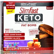 SlimFast Keto Fat Bomb Caramel Cups - keto miseczki z MCT i stewią,14 szt