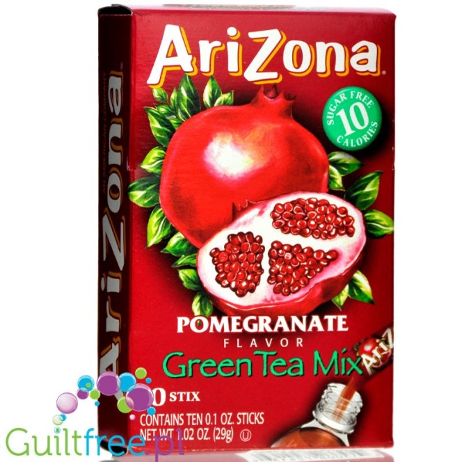 Arizona Green Tea & Pomegranate, sugar free 10 stix