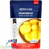 Keto & Co Shortbread Cookies - mix do niskowęglowodanowych herbatników maślanych bez cukru