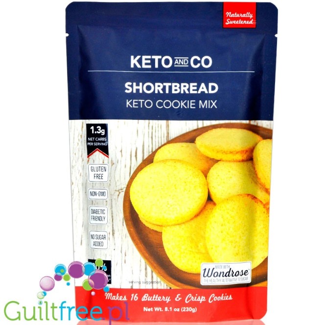 Keto & Co Cookie Mix, Shortbread Cookies keto baking mix