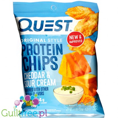 Baked Protein Chips from Cheddar & Sour Cream