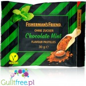 Fisherman's Friend Chocolate Mint - pastylki bez cukru, Czekolada & Mięta