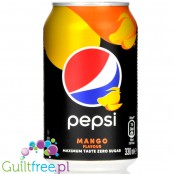 Pepsi Max Mango zero cukru, bez kalorii, 330ml w puszce