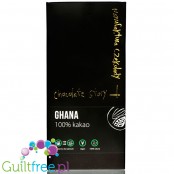 Chocolate Story Ghana 100% - dark chocolate 100% cocoa, no sugar nor sweeteners