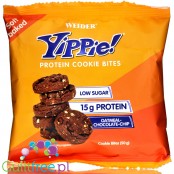 Weider® Yippie! Cookie Bites, Oatmeal Choc Chip - owsiane ciasteczka proteinowe z czekoladą