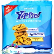 Weider® Yippie! Cookie Bites, Choc Chip, protein enriched crunchy cookies