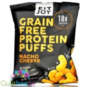 Fitjoy Protein Puffs, Nacho Cheese - proteinowe chrupki serowe 18g białka w 140kcal