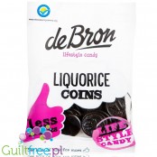 DeBron Liquorice Coins - słodkie cukierki lukrecjowe bez cukru