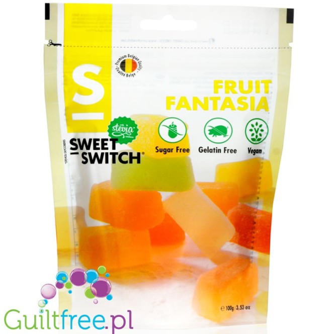 Sweet Switch Stevia Fruit Fantasia sugar free vegan fruity jellies