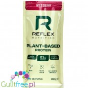 Reflex Nutrition Plant Wild Berry - bezsojowa wegańska odżywka białkowa, Owoce Leśne, saszetka