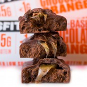 MisFits Chocolate Orange - triple layered vegan protein bar