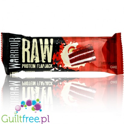 Warrior Raw Protein Flapjack Bloody Red Velvet, Halloween limited edition