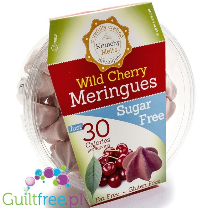 Krunchy Melts Sugar Free Meringues, Wild Cherry
